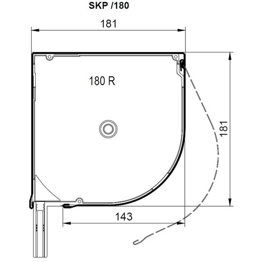 Aluprof Aluminium Vorsatzrollladen Profilsystem: Aluprof SKP Halbrund-Rollladen