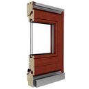 Drutex Holz Faltschiebetür Profilsystem: Softline-68 (Kiefer) Holz / Kiefer Faltschiebetür Softline-68 Faltanlage 90079-001 (2)