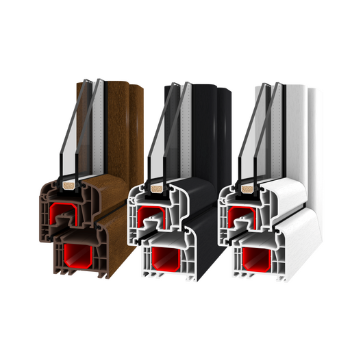 Drutex Kunststoff Balkontür Profilsystem: Iglo 5 Kunststoff Balkontür Iglo 5 90003-002