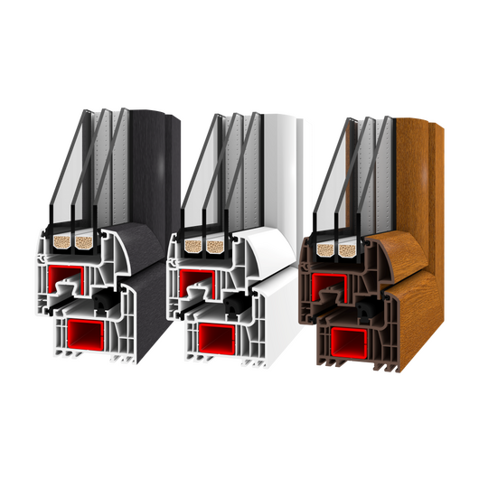Drutex Kunststoff Balkontür Profilsystem: Iglo Energy Kunststoff Balkontür Iglo Energy 90003-004