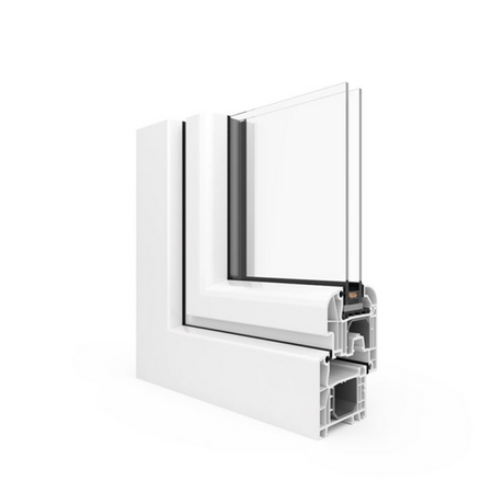 Aluplast Kunststoff Fenster Profilsystem: IDEAL 4000 RoundLine
