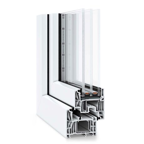 Rehau Kunststoff PSK Tür Profilsystem: Synego MD Compact