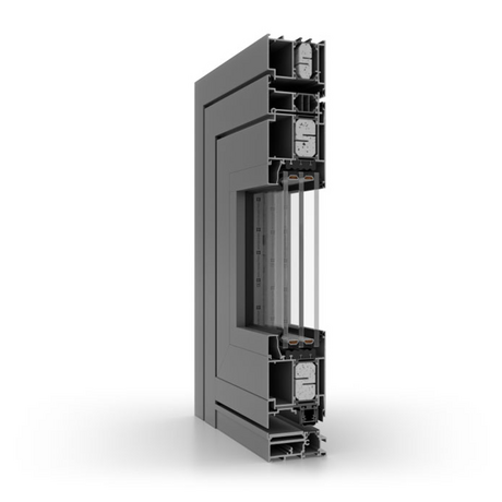 Eko Okna Aluminium Haustür Profilsystem: MasterLine 8 Pivot Eko Okna Aluminium Haustür Profilsystem: MasterLine 8 Pivot