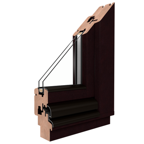 Drutex Holz Fenster: Softline-68 - Meranti Drutex Holz Fenster: Softline-68 - Meranti