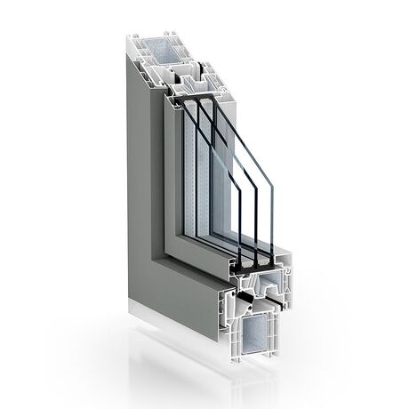 Kömmerling Kunststoff-Aluminium PSK Profilsystem: 76 Unity Standard