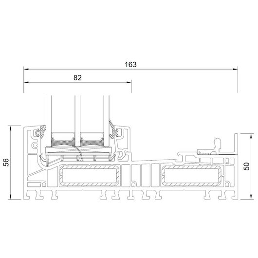 Drutex Kunststoff Schiebesystem Profilsystem: Iglo Slide Drutex Kunststoff Schiebesystem Profilsystem: Iglo Slide
