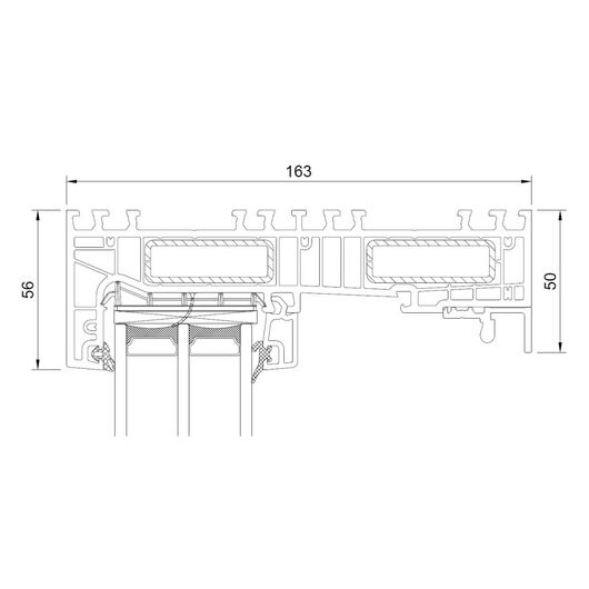 Drutex Kunststoff Schiebesystem Profilsystem: Iglo Slide Drutex Kunststoff Schiebesystem Profilsystem: Iglo Slide