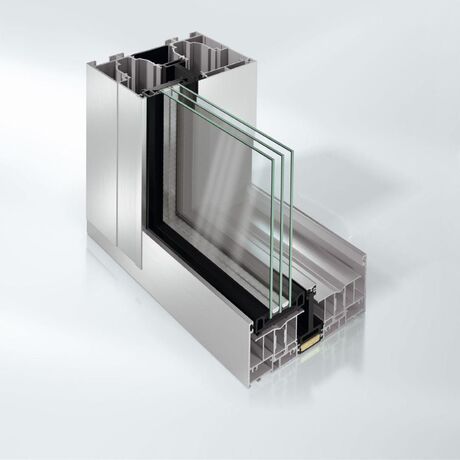 Schüco Aluminium Schiebesystem Profilsystem: ASS 77 PD HI