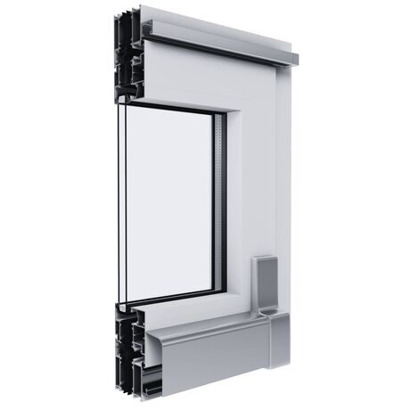 Drutex Aluminium PSK-Tür Profilsystem: MB-70 HI