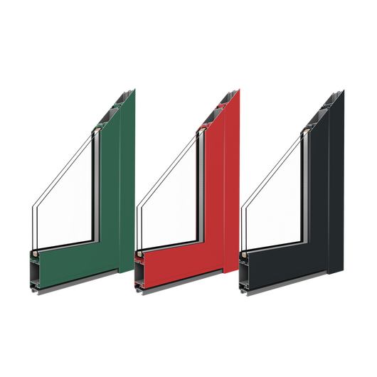 Drutex Aluminium Nebeneingangstür Profilsystem: MB-45 Drutex Aluminium Nebeneingangstür Profilsystem: MB-45