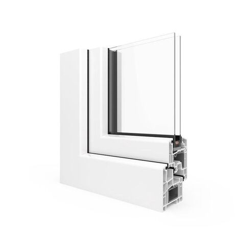 Aluplast Kunststoff Balkontür Profilsystem: IDEAL 5000 RoundLine Aluplast Kunststoff Balkontür Profilsystem: IDEAL 5000 RoundLine