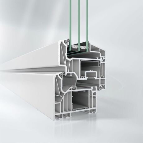 Schüco Kunststoff Balkontür Profilsystem: Living 82 Viva MD Schüco Kunststoff Balkontür Profilsystem: Living 82 Viva MD