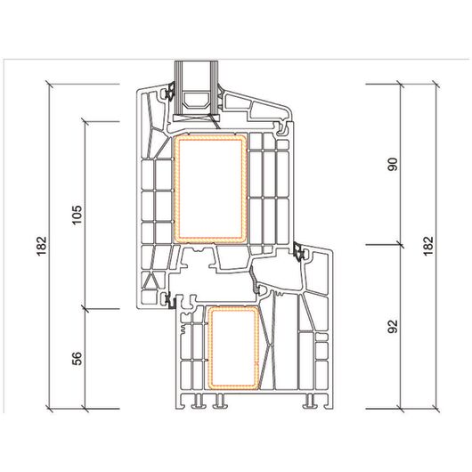 Kömmerling Kunststoff PSK Tür Profilsystem: Kömmerling 88 MD Kömmerling Kunststoff PSK Tür Profilsystem: Kömmerling 88 MD