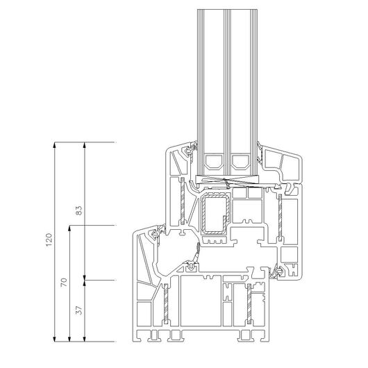 Schüco Kunststoff Aluminium Fenster Profilsystem: Living 82 TopAlu