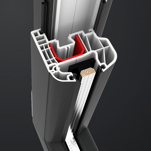 Drutex Kunststoff Balkontür Profilsystem: Iglo 5 Kunststoff Balkontür Iglo 5 90003-002