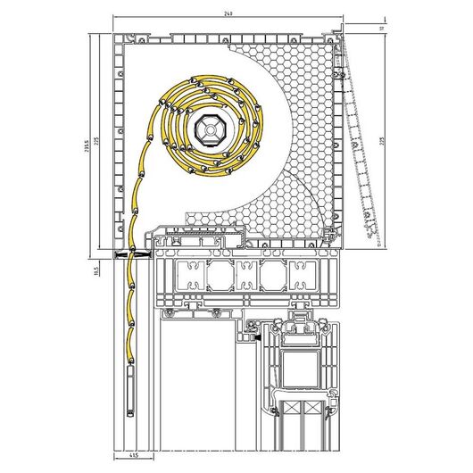 Drutex Aufsatzrolladen Profilsystem: RN 215/225
