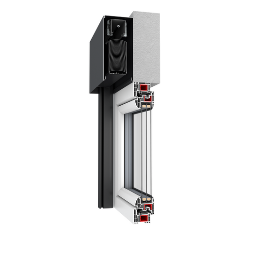 Drutex Aluminium Vorsatzraffstore Profilsystem: ZF-A Aluminkasten 300 mm Drutex Aluminium Vorsatzraffstore Profilsystem: ZF-A Aluminkasten 300 mm