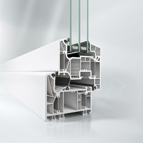 Schüco Kunststoff Fenster Profilsystem: Living Alu inside