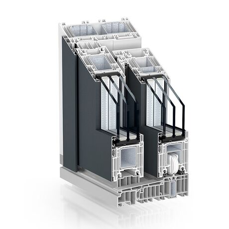 Kömmerling Kunststoff-Aluminium Hebeschiebetür Profilsystem: Premi Door 76 Kömmerling Kunststoff-Aluminium Hebeschiebetür Profilsystem: Premi Door 76