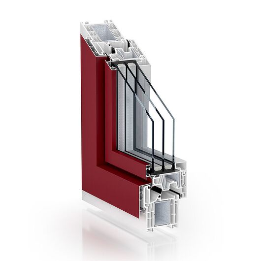 Kömmerling Kunststoff-Aluminium PSK Profilsystem: 76 Unity Standard