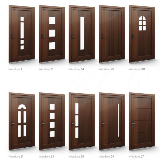 Eko Okna Holz Haustür Profilsystem: WoodLine Eko Okna Holz Haustür Profilsystem: WoodLine