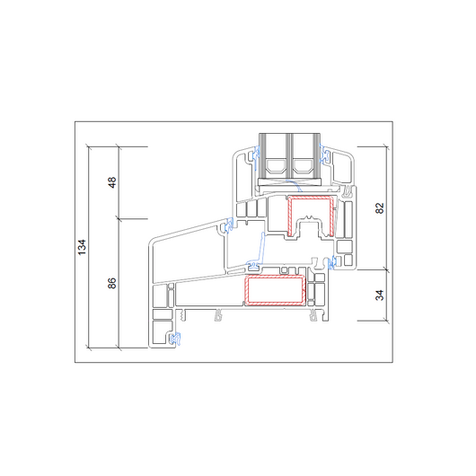 Gealan Kunststoff Balkontür Profilsystem: S9000NL Kunststoff Balkontür S9000 NL 90121-004 Gealan Kunststoff Balkontür Profilsystem: S9000NL Kunststoff Balkontür S9000 NL 90121-004