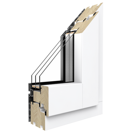 Drutex Holz Aluminium Fenster: Duoline-78 - Kiefer Drutex Holz Aluminium Fenster: Duoline-78 - Kiefer