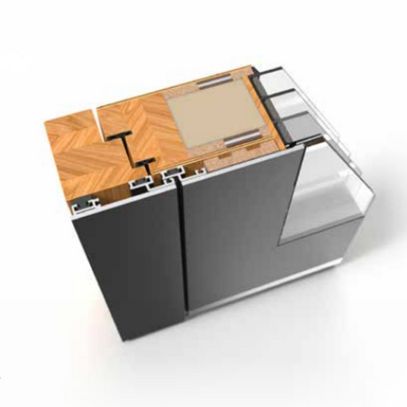 Pirnar Holz Aluminium Haustüren Profilsystem: Ultimum Pure Level