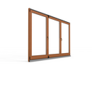 Drutex Holz Faltschiebetür Profilsystem: Softline-68 (Meranti) Holz / Meranti Faltschiebetür Softline-68 Faltanlage 90079-002 (4)