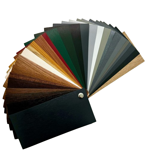 Drutex Dekorfolien Farbmuster für Kunststoffprofile