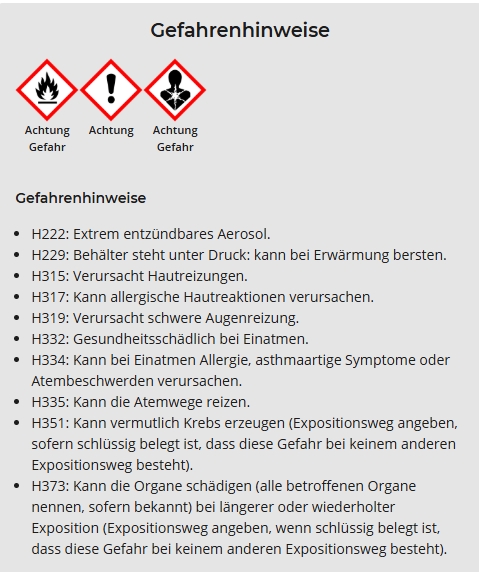 Gefahrenhinweise illbruck FM210 Multi Foam Pro 500 ml – Füll- und Dämmschaum Plus