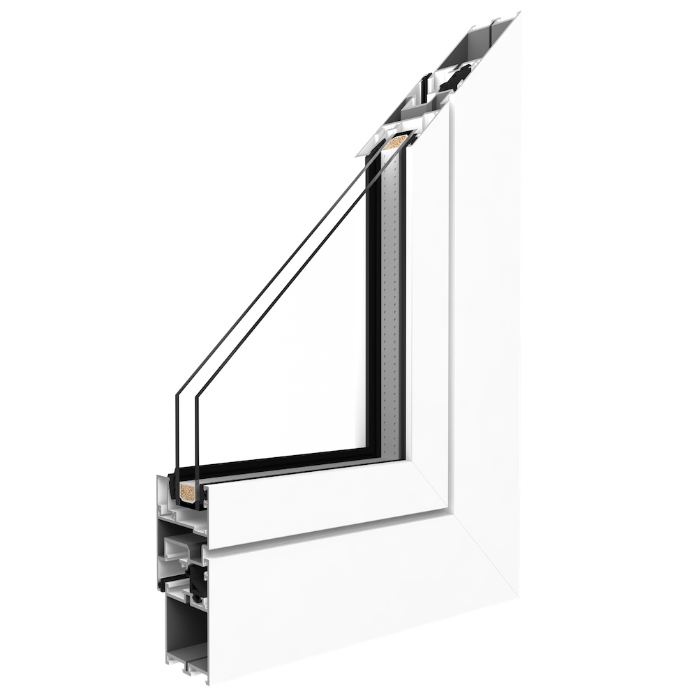 Drutex Aluminium Balkontür Profilsystem: MB-45
