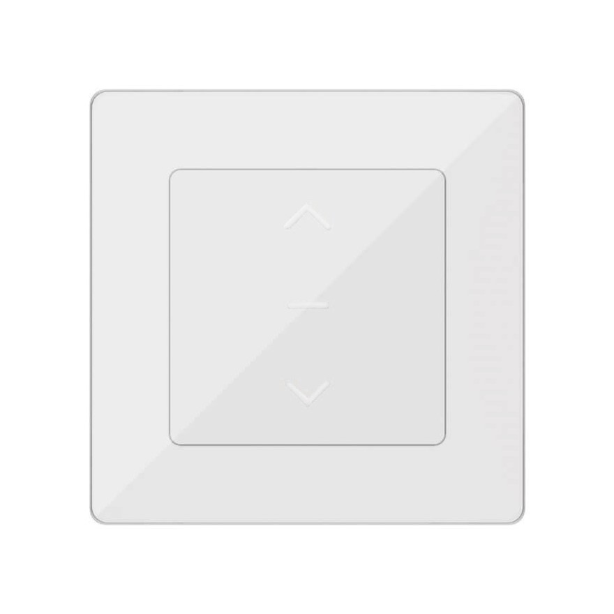 PK1 Wandschalter inkl. Rahmen Weiß für Rollladen- oder Raffstoresteuerung