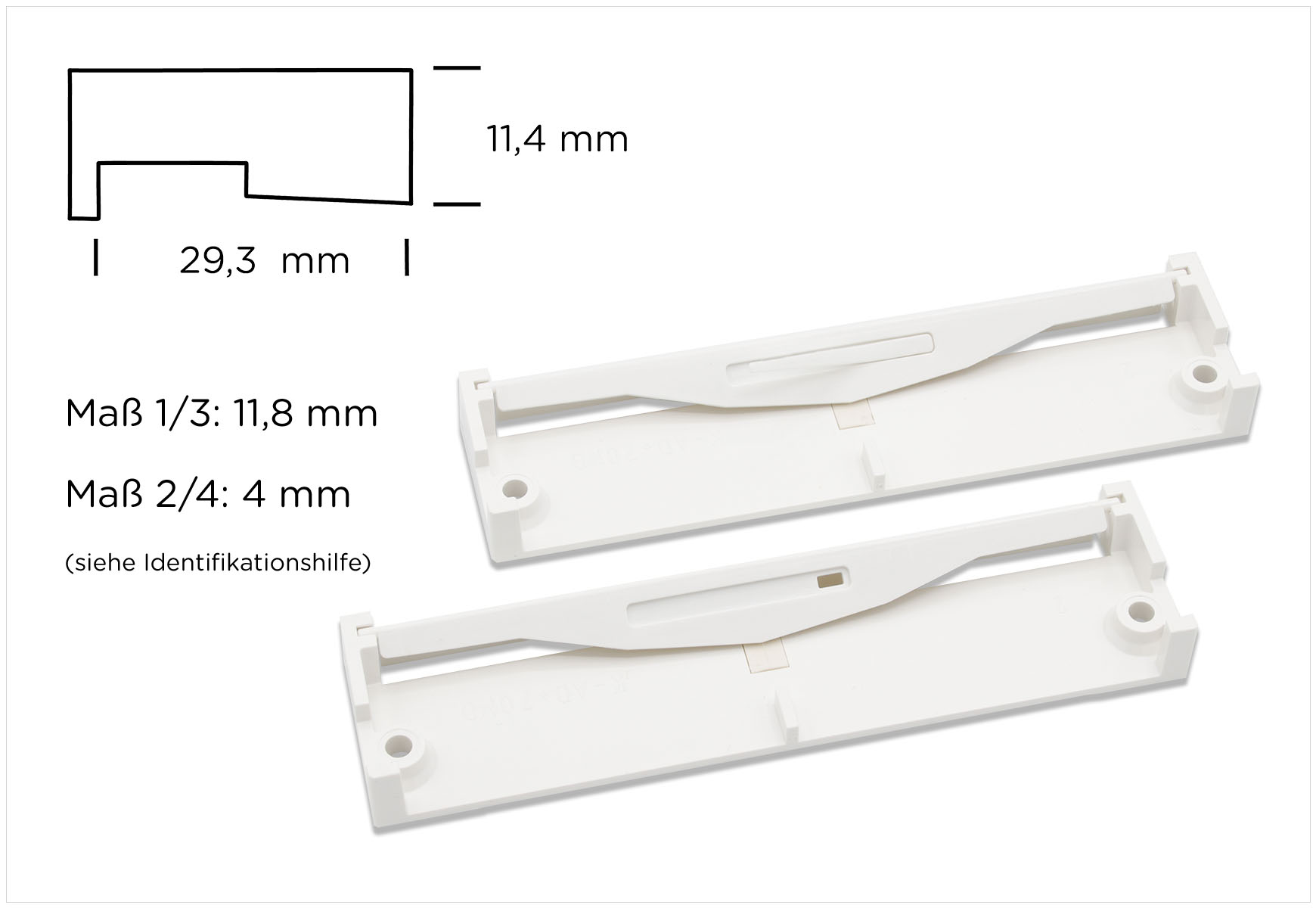Produktbild Regel-air® Fensterfalzlüfter FFL Typ 17 RF Dichtungsfarbe: Lichtgrau