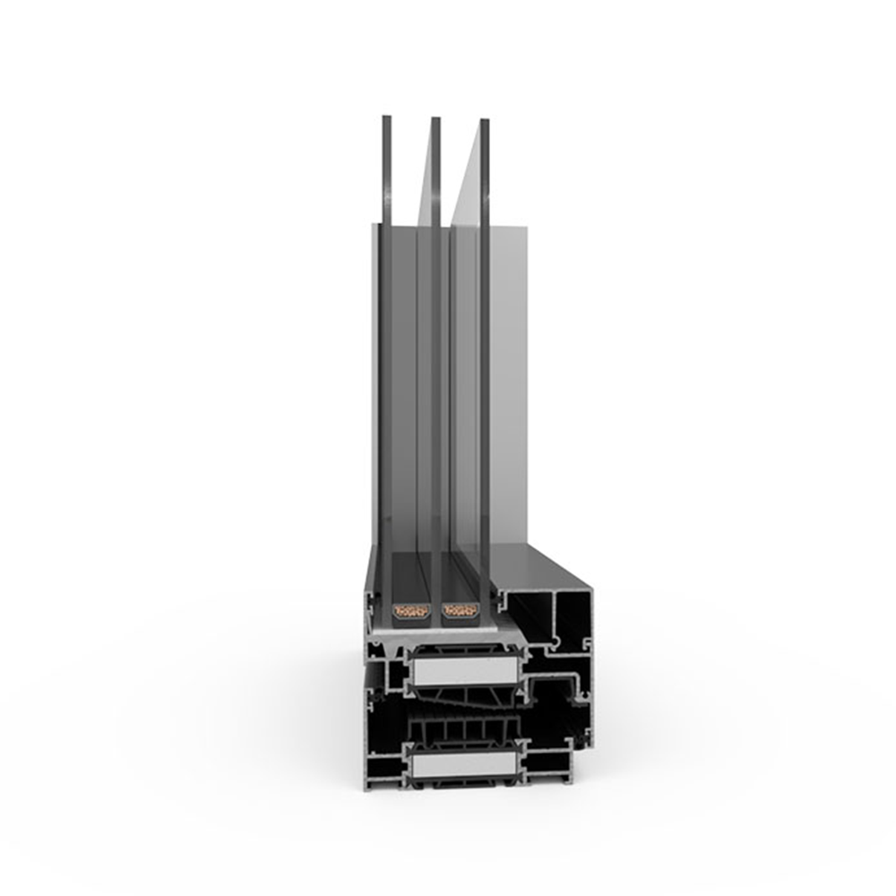 Deceunick Aluminium Balkontür Profilsystem: Decalu 88 Standard