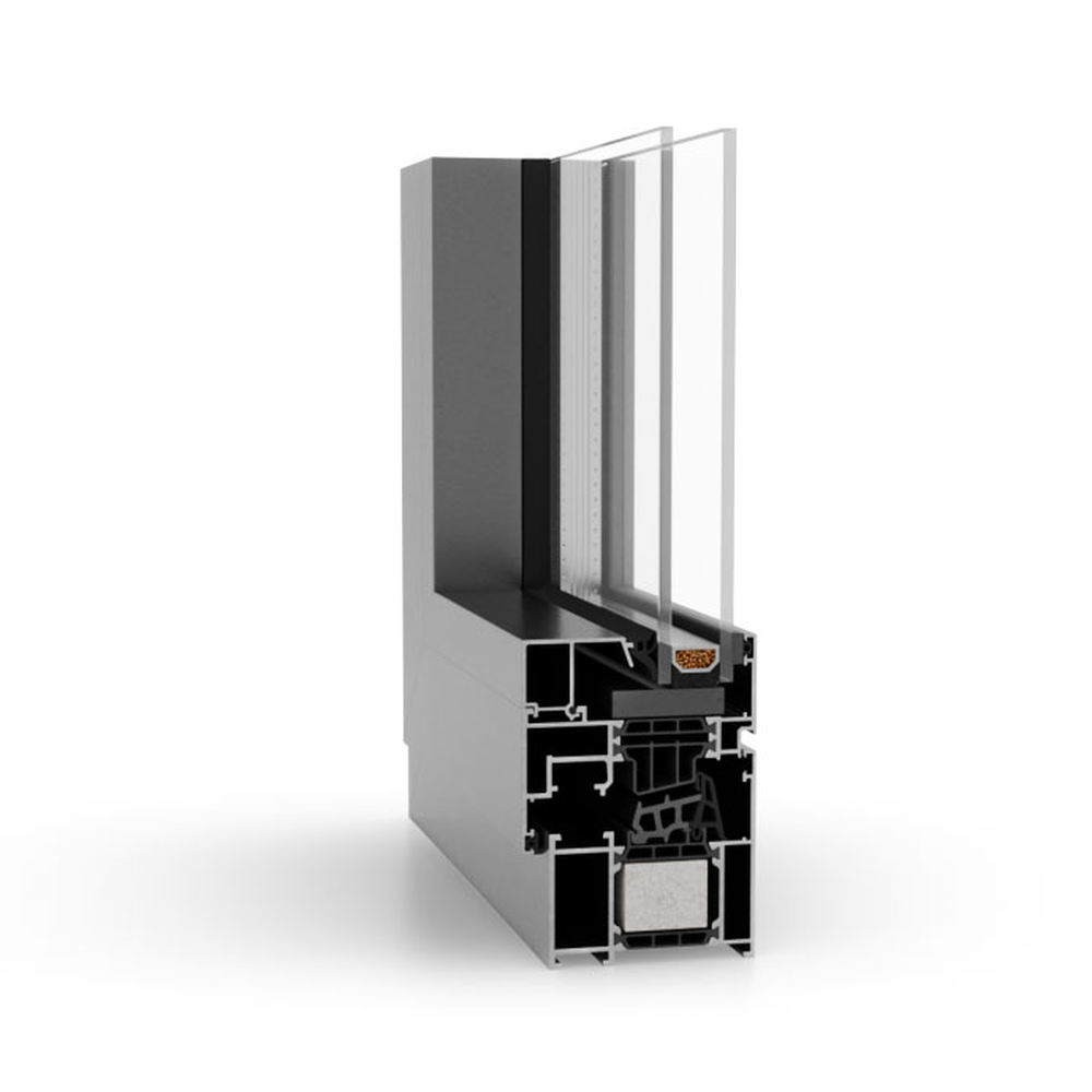 Aluprof Aluminium Balkontür Profilsystem: MB-79N SI
