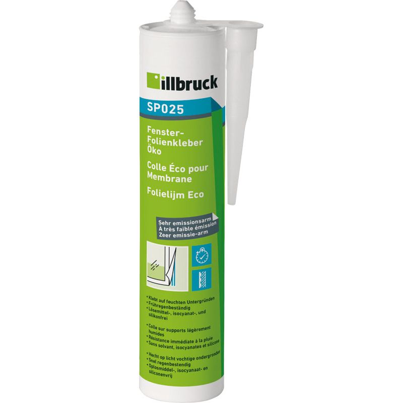 Produktbild illbruck SP025 Fenster-Folienkleber Öko 310 ml Farbe Betongrau