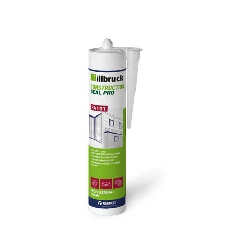 illbruck FA101 Fenster- und Anschlussfugen Silikon 310 ml – Hochwertiger neutralvernetzender Silikondichtstoff