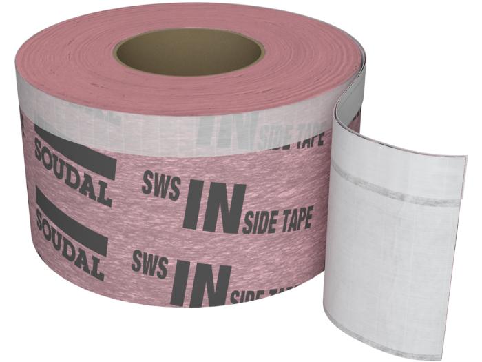 Soudal SWS Inside Extra – Luftdichte und dampfhemmende Fensteranschlussfolie Breite: 70 mm