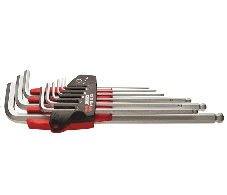 Würth Winkelschraubendreher 6KT Schiebesatz Kugelkopf 9-tlg