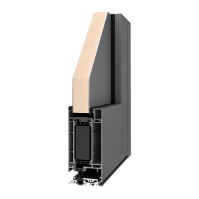 Drutex Haustür MB-79N SI Aluminiumtuer 