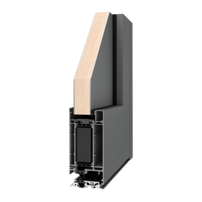 Drutex Haustür MB-79N SI Aluminiumtuer 