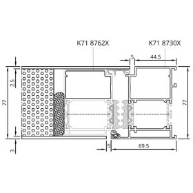 Drutex Haustür MB-86N SI Alutuer 