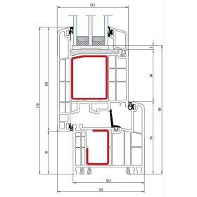 Gealan Haustür S9000 Kunststofftuer 