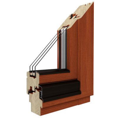 Holz Fenster Softline-78
