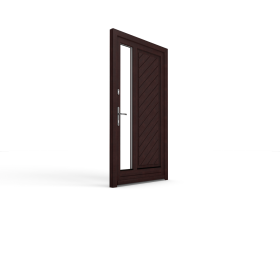 Drutex Haustür Softline-68 Holztuer Kiefer