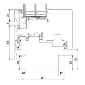Drutex Fenster Duoline-88 
