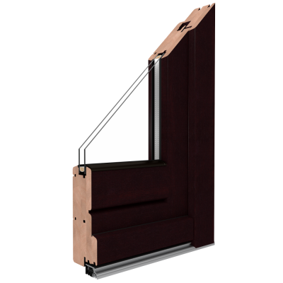 Drutex Haustür Softline-68 Holztuer Meranti