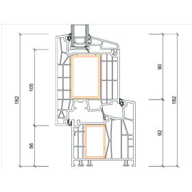 Kömmerling Fenster Standard 88 MD 
