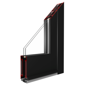 Drutex Nebeneingangstür MB-70 Hi Aluminiumtuer 